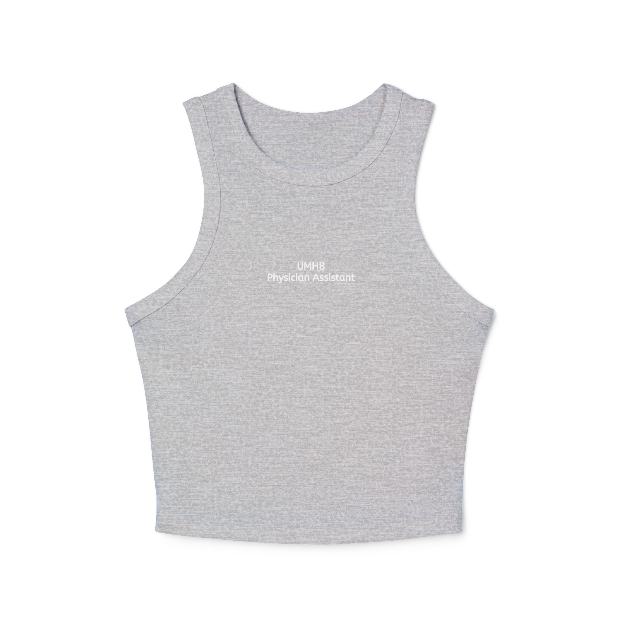 PA Student "Physician Assistant" Micro Rib Racer Tank Top