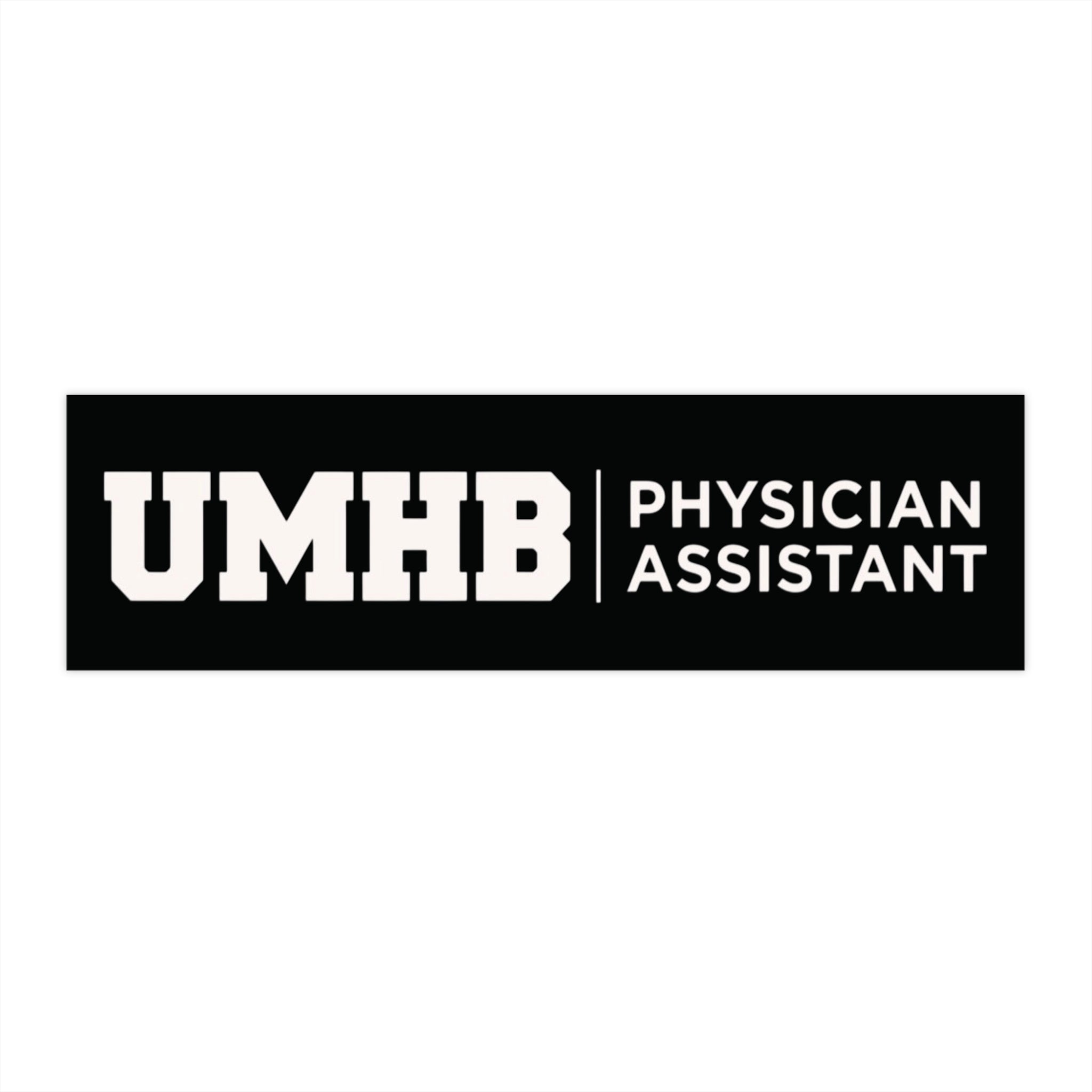 UMHB Physician Assistant Bumper Sticker