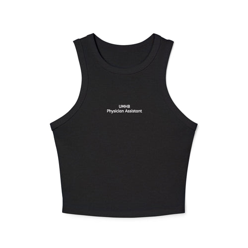 PA Student "Physician Assistant" Micro Rib Racer Tank Top